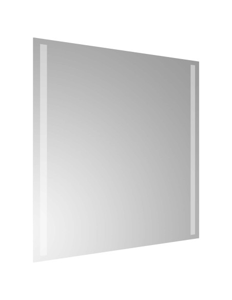 Specchio da bagno LED Trasparente 60 x 60 cm vetro temperato