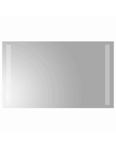 Specchio da bagno LED Trasparente 50 x 30 cm vetro temperato 2