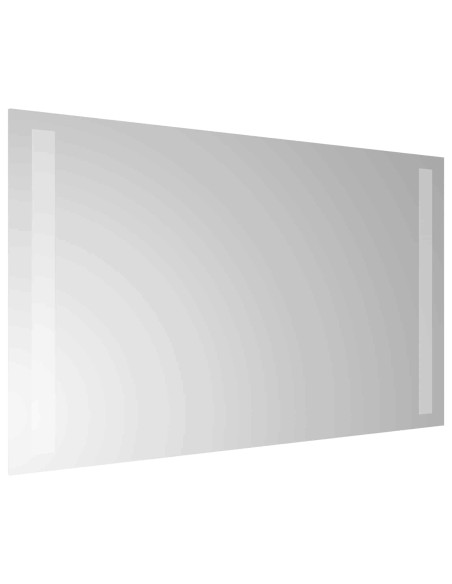 Specchio da bagno LED Trasparente 60 x 30 cm vetro temperato