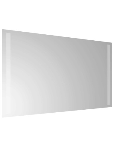 Specchio da bagno LED Trasparente 70 x 40 cm vetro temperato