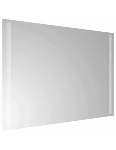 Specchio da bagno LED Trasparente 70 x 50 cm vetro temperato