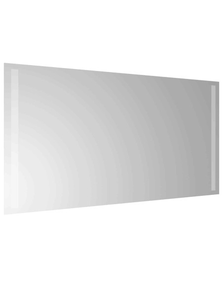 Specchio da bagno LED Trasparente 80 x 40 cm vetro temperato