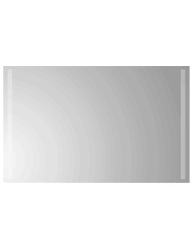Specchio da bagno LED Trasparente 80 x 50 cm vetro temperato