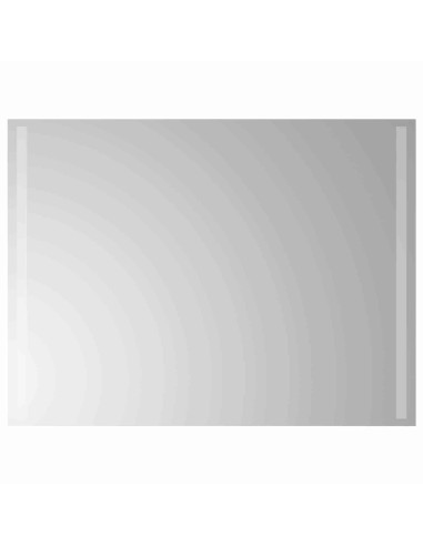 Specchio da bagno LED Trasparente 80 x 60 cm vetro temperato