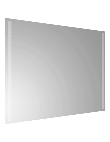 Specchio da bagno LED Trasparente 80 x 60 cm vetro temperato