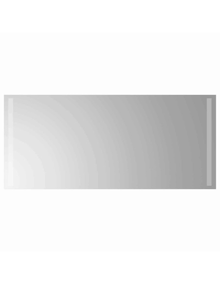 Specchio da bagno LED Trasparente 90 x 40 cm vetro temperato