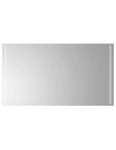 Specchio da bagno LED Trasparente 90 x 50 cm vetro temperato 2