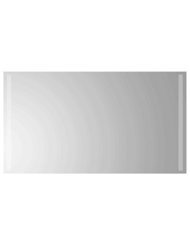 Specchio da bagno LED Trasparente 90 x 50 cm vetro temperato