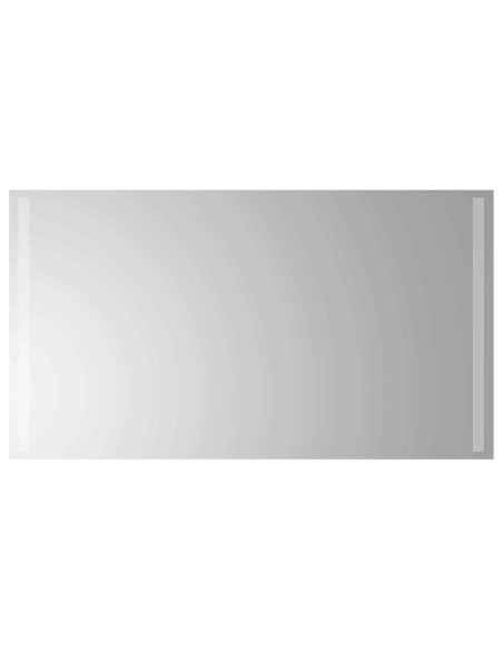Specchio da bagno LED Trasparente 90 x 50 cm vetro temperato