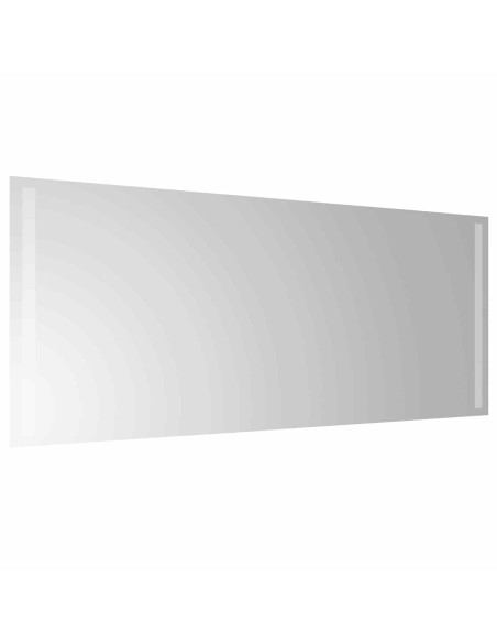 Specchio da bagno LED Trasparente 100 x 40 cm vetro temperato