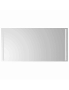 Specchio da bagno LED Trasparente 100 x 50 cm vetro temperato 2