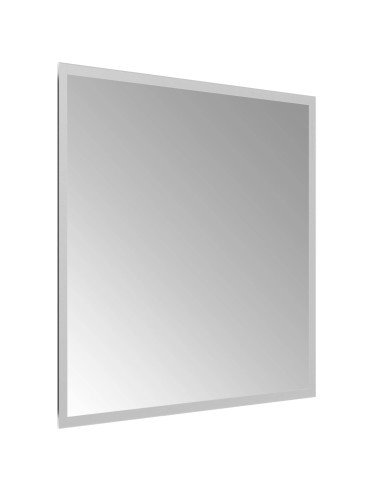 Specchio da bagno LED Trasparente 50 x 50 cm vetro temperato