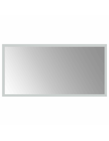 Specchio da bagno LED Trasparente 60 x 30 cm vetro temperato