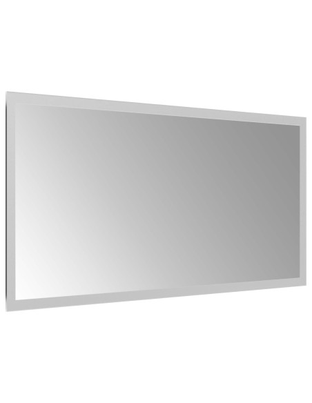 Specchio da bagno LED Trasparente 60 x 30 cm vetro temperato