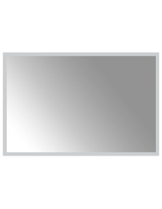 Specchio da bagno LED Trasparente 60 x 40 cm vetro temperato 2