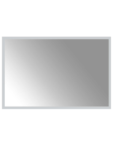 Specchio da bagno LED Trasparente 60 x 40 cm vetro temperato