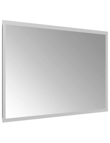 Specchio da bagno LED Trasparente 60 x 40 cm vetro temperato