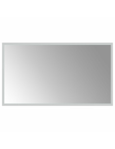 Specchio da bagno LED Trasparente 70 x 40 cm vetro temperato 2