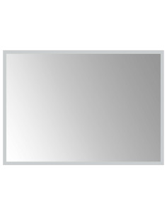 Specchio da bagno LED Trasparente 70 x 50 cm vetro temperato 2