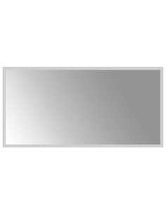 Specchio da bagno LED Trasparente 80 x 40 cm vetro temperato 2