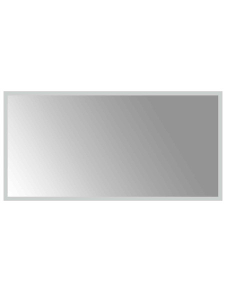 Specchio da bagno LED Trasparente 80 x 40 cm vetro temperato