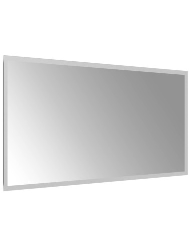 Specchio da bagno LED Trasparente 80 x 40 cm vetro temperato