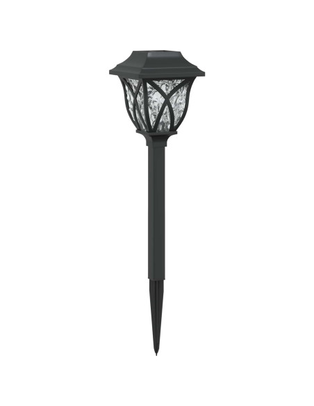 Luci solari da esterno con picchetto 12 pcs Bianco caldo 42 cm