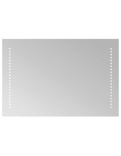Specchio da bagno LED Trasparente 40 x 60 cm vetro temperato 2