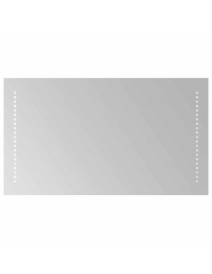 Specchio da bagno LED Trasparente 40 x 70 cm vetro temperato 2