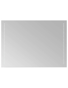 Specchio da bagno LED Trasparente 50 x 70 cm vetro temperato 2