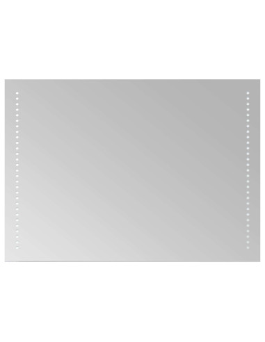 Specchio da bagno LED Trasparente 50 x 70 cm vetro temperato