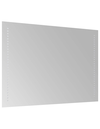 Specchio da bagno LED Trasparente 50 x 70 cm vetro temperato