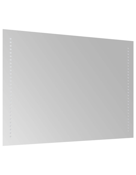Specchio da bagno LED Trasparente 50 x 70 cm vetro temperato