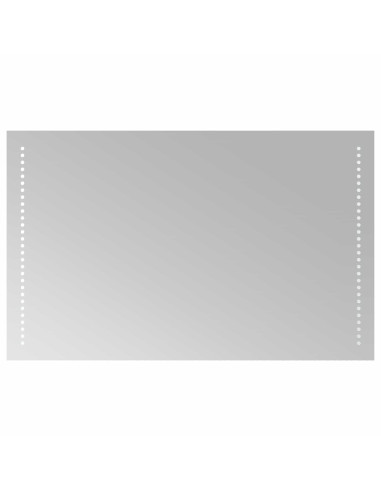 Specchio da bagno LED Trasparente 50 x 80 cm vetro temperato