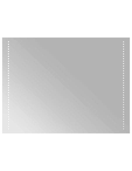 Specchio da bagno LED Trasparente 60 x 80 cm vetro temperato