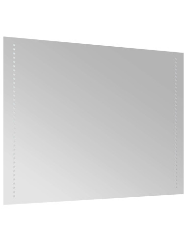 Specchio da bagno LED Trasparente 60 x 80 cm vetro temperato