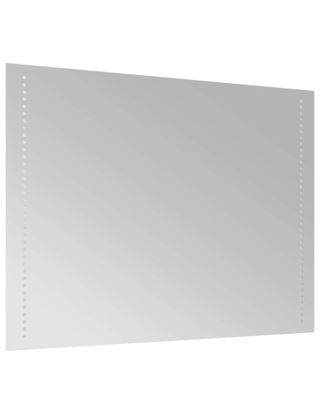 Specchio da bagno LED Trasparente 60 x 80 cm vetro temperato