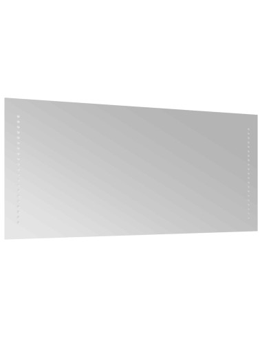 Specchio da bagno LED Trasparente 40 x 90 cm vetro temperato