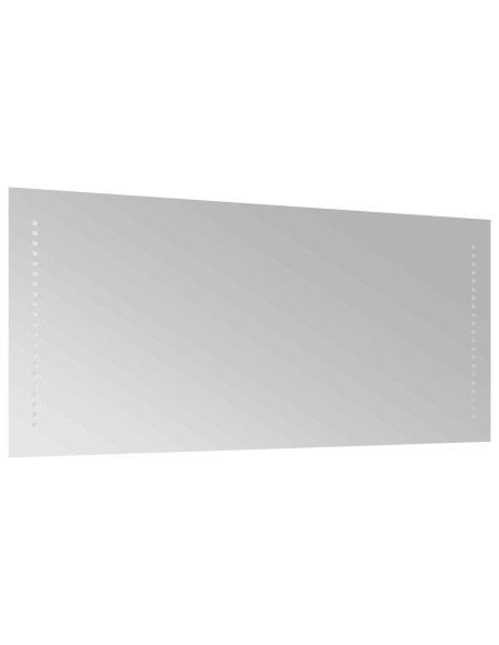 Specchio da bagno LED Trasparente 40 x 90 cm vetro temperato