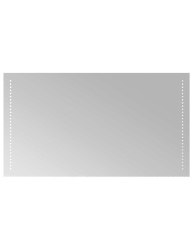 Specchio da bagno LED Trasparente 50 x 90 cm vetro temperato