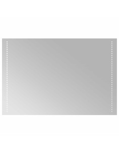Specchio da bagno LED Trasparente 60 x 90 cm vetro temperato 2