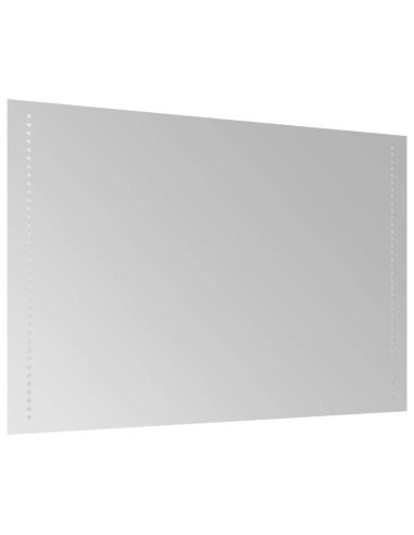 Specchio da bagno LED Trasparente 60 x 90 cm vetro temperato