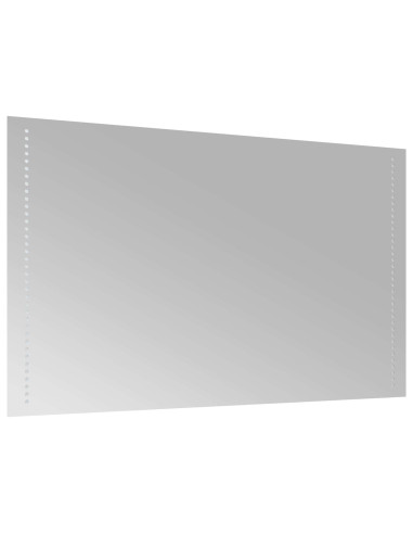 Specchio da bagno LED Trasparente 60 x 10 cm vetro temperato