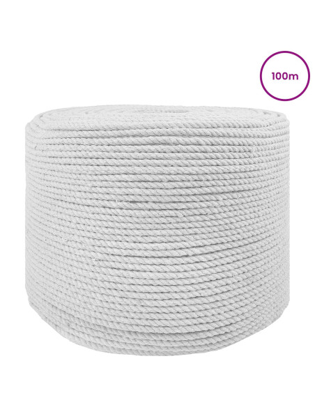 Corda 2 pcs Bianco Cotone