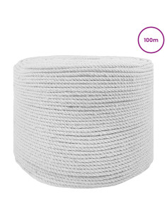 Corda Bianco 0,4 x 0,4 x 10000 cm Cotone 2