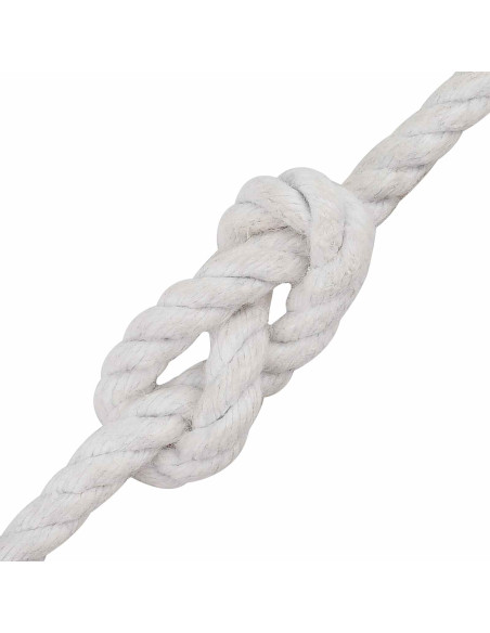 Corda Bianco 0,4 x 0,4 x 10000 cm Cotone