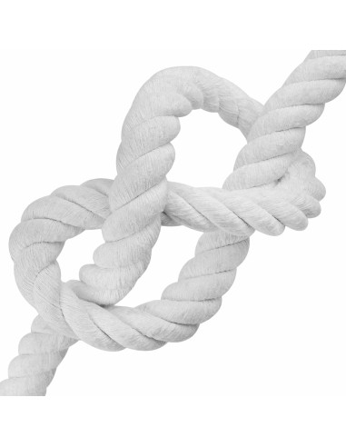 Corda Bianco 3 x 3 x 5000 cm Cotone