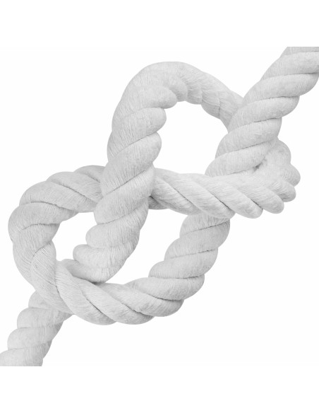 Corda Bianco 3 x 3 x 2500 cm Cotone