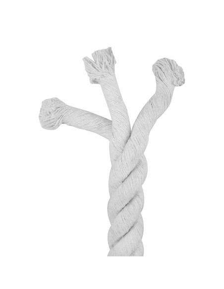 Corda Bianco 3 x 3 x 2500 cm Cotone