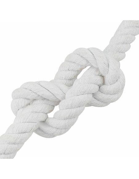 Corda Bianco 2 x 2 x 2500 cm Cotone